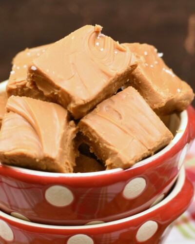 3 ingredient microwave caramels- featured image