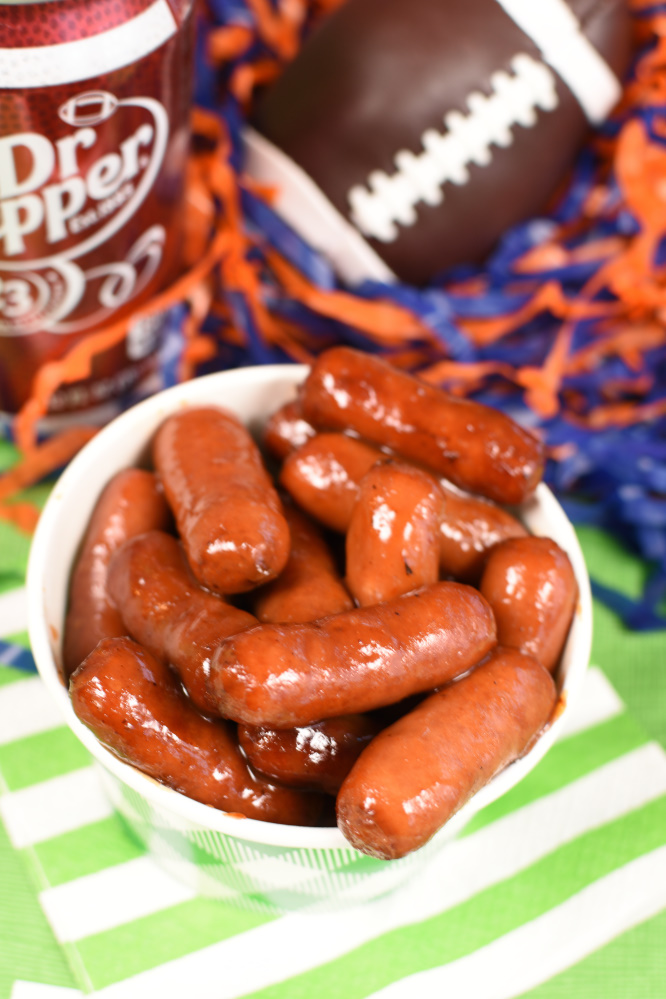 Slow Cooker Little Smokies - football food