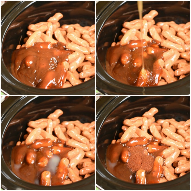 Slow Cooker Little Smokies - steps