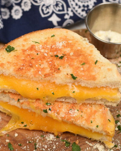 Parmesan Crusted Grilled Cheese Sandwich- featured image