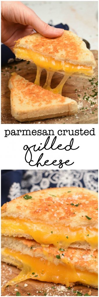 Parmesan Crusted Grilled Cheese Sandwich- you know you want it