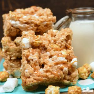 Salted Caramel Corn Krispy Treats - featrued image 2