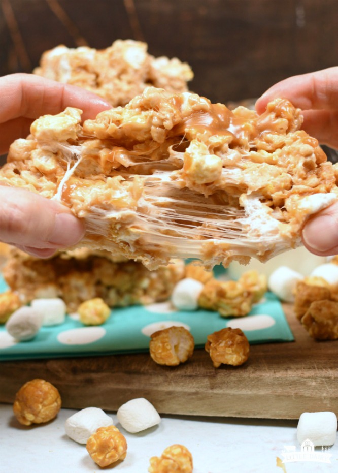 Salted Caramel Corn Krispy Treats - incredibly decadent_01