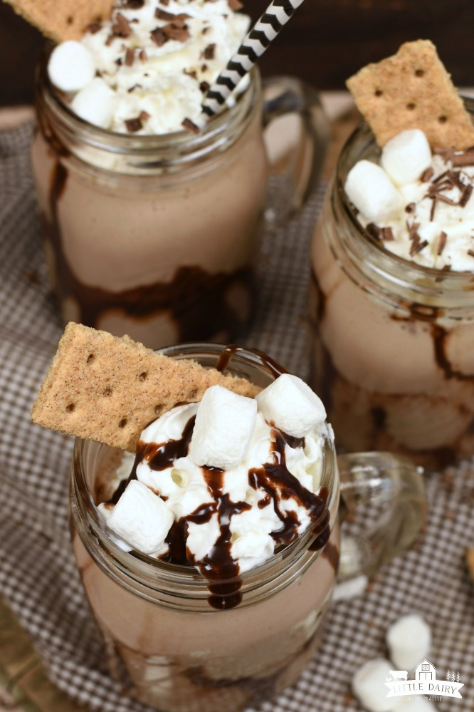 S'mores Smoothie- healthier not guiltier