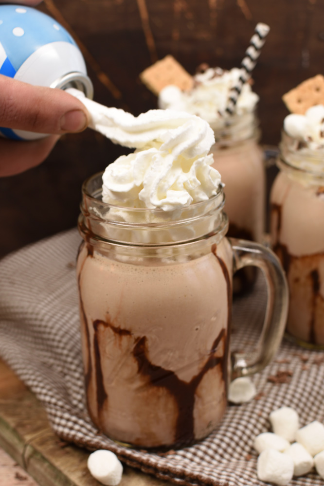 S'mores Smoothie- toppings