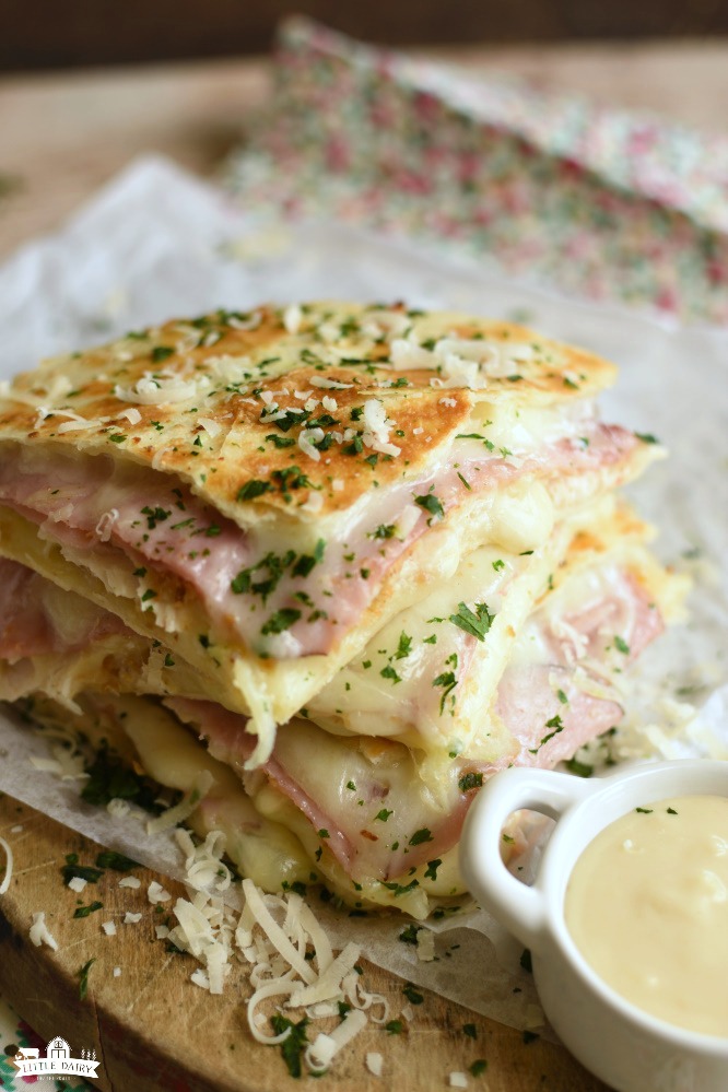 Chicken Cordon Bleu Quesadillas - a favorite quick meal