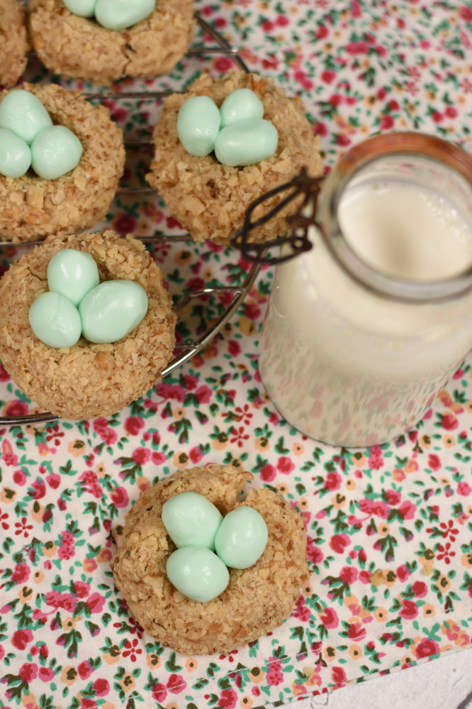 Bird's Nest Cookies - with milk