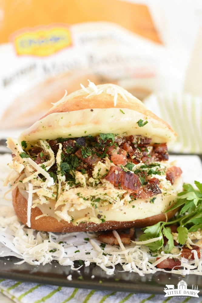 Italian Chicken Bacon Sandwich- packed with flavor