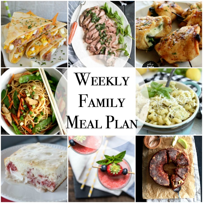 Weekly Family Meal plan 
