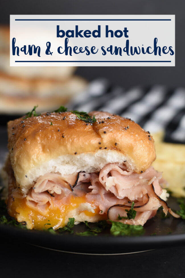 Easy Hot Ham and Cheese Sandwiches