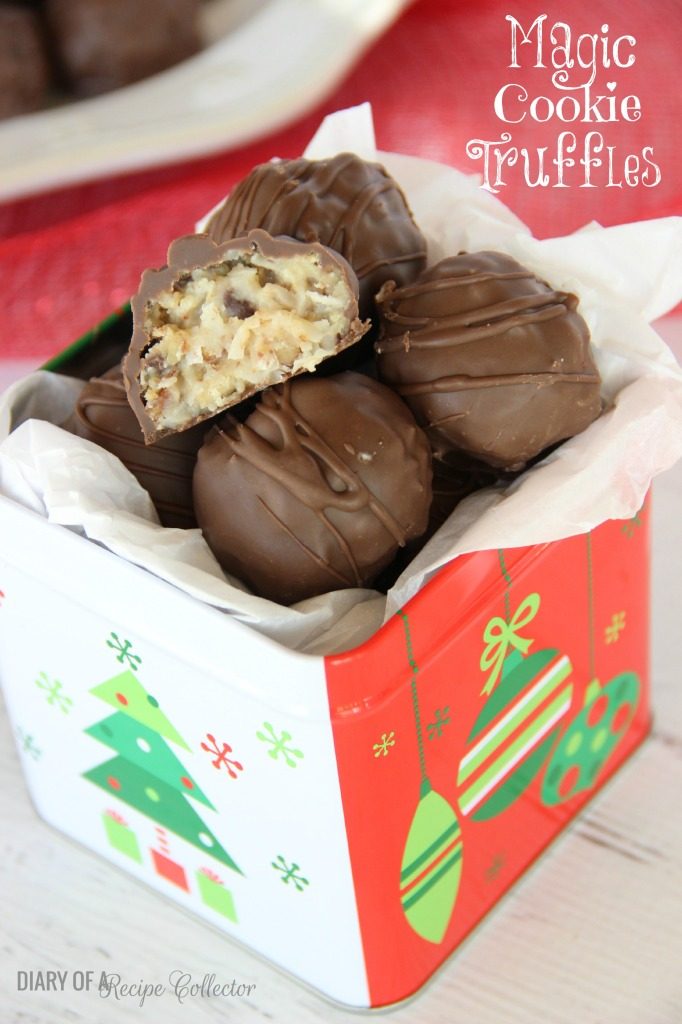 truffles in a Christmas box