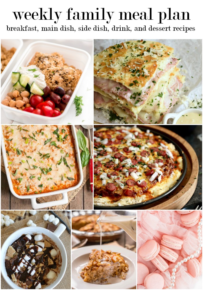 a collage with pictures of food 