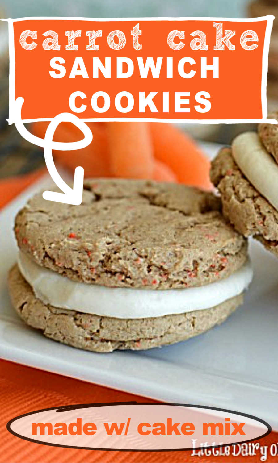 Recipe for Carrot Cake Sandwich Cookies with Cream Cheese Frosting -  Today's Mama