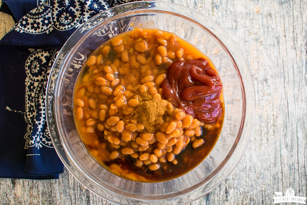 ingredients for making baked beans