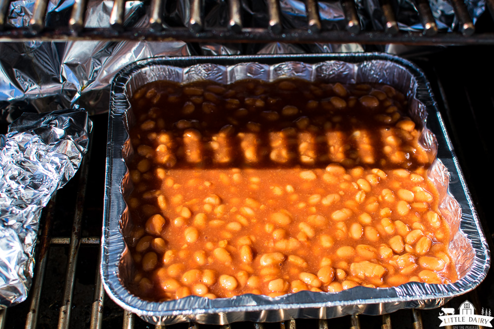 baked beans on the smoker or grill