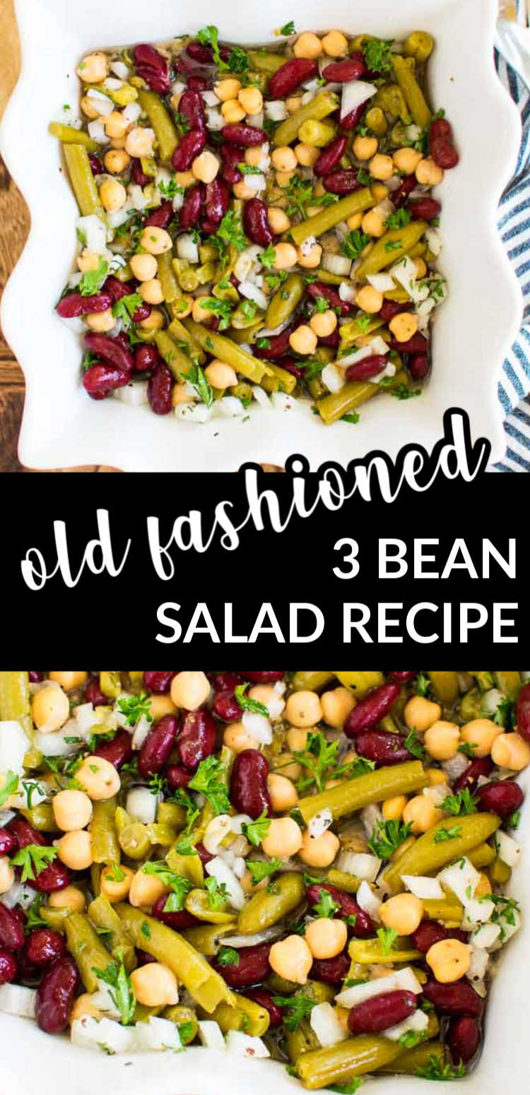 Easy Three Bean Salad : Classic Recipe - Pitchfork Foodie Farms