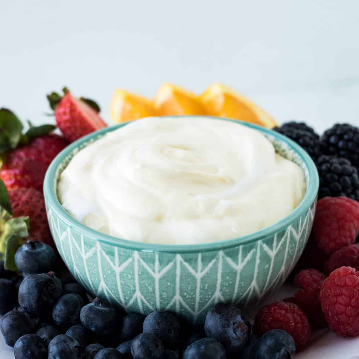 Marshmallow Fluff Fruit Dip w/ Cream Cheese Pitchfork Foodie Farms