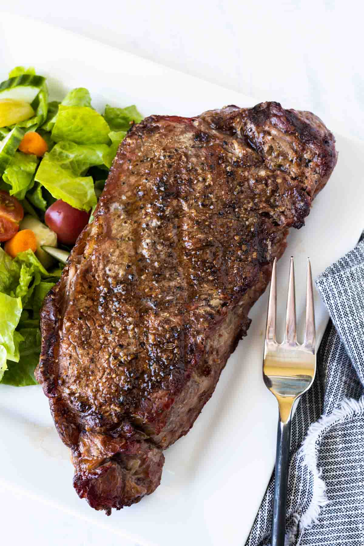 Grilled ny strip on sale steak