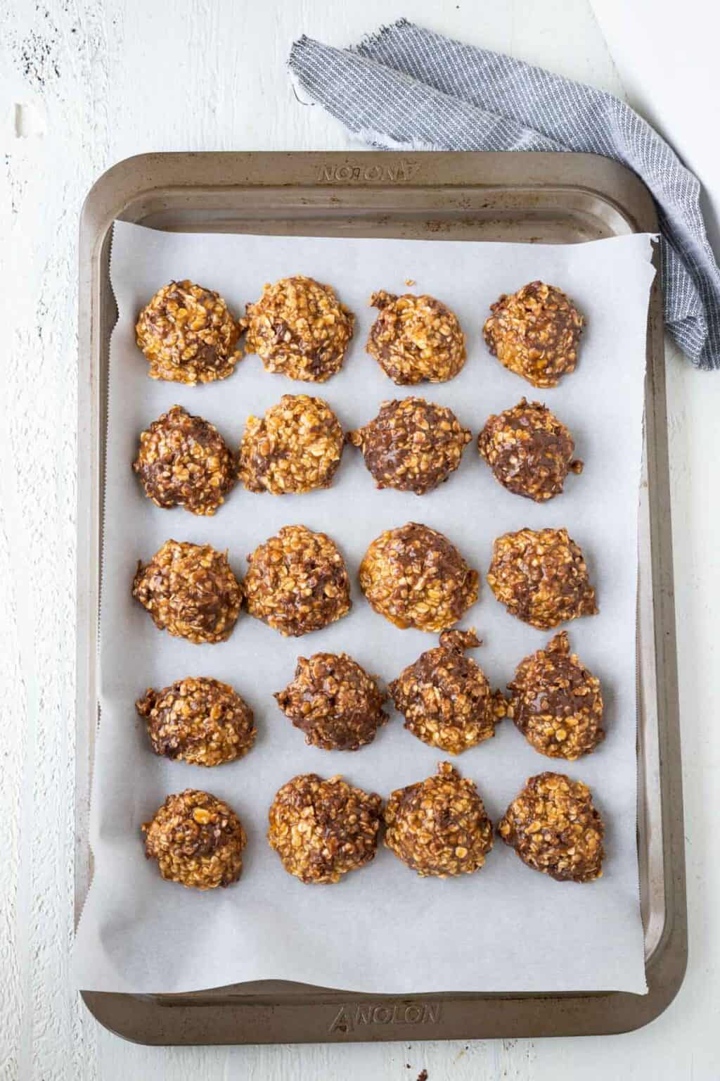 No Bake Salted Caramel Cookies Pitchfork Foodie Farms