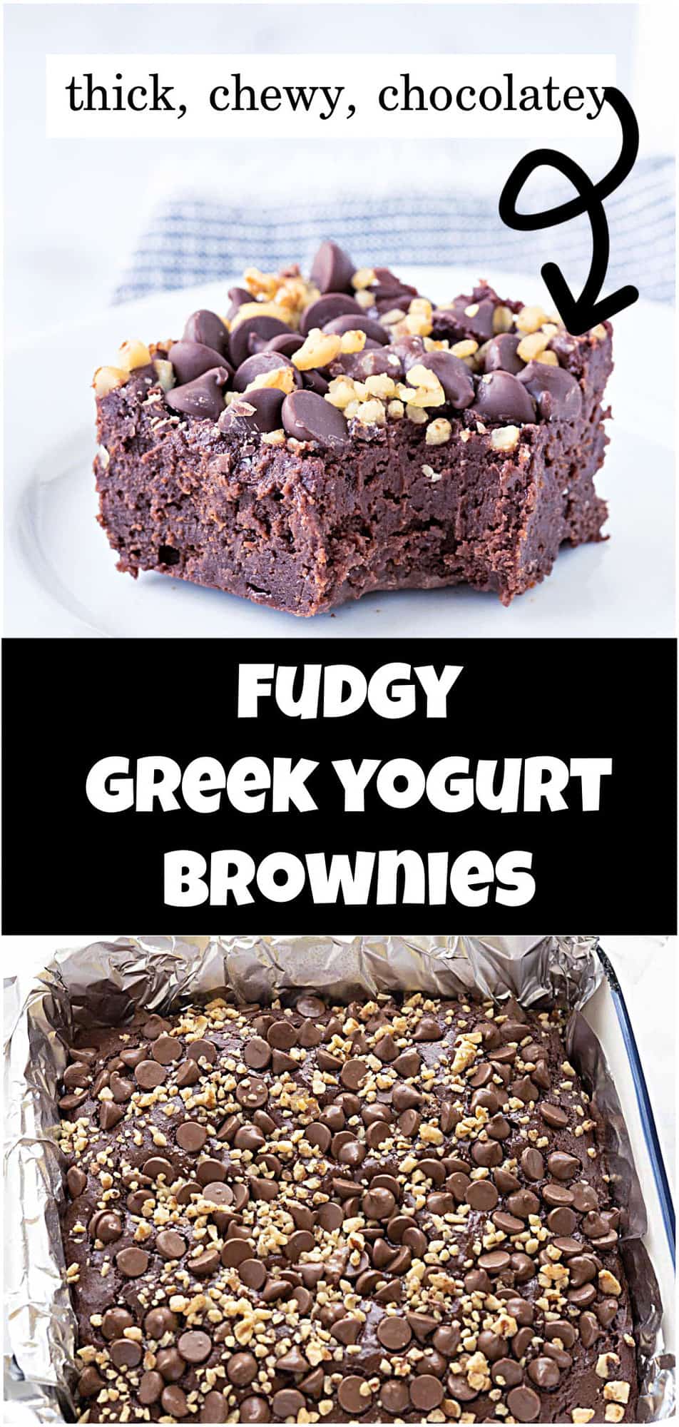 Fudgy Greek Yogurt Brownies Recipe Pitchfork Foodie Farms