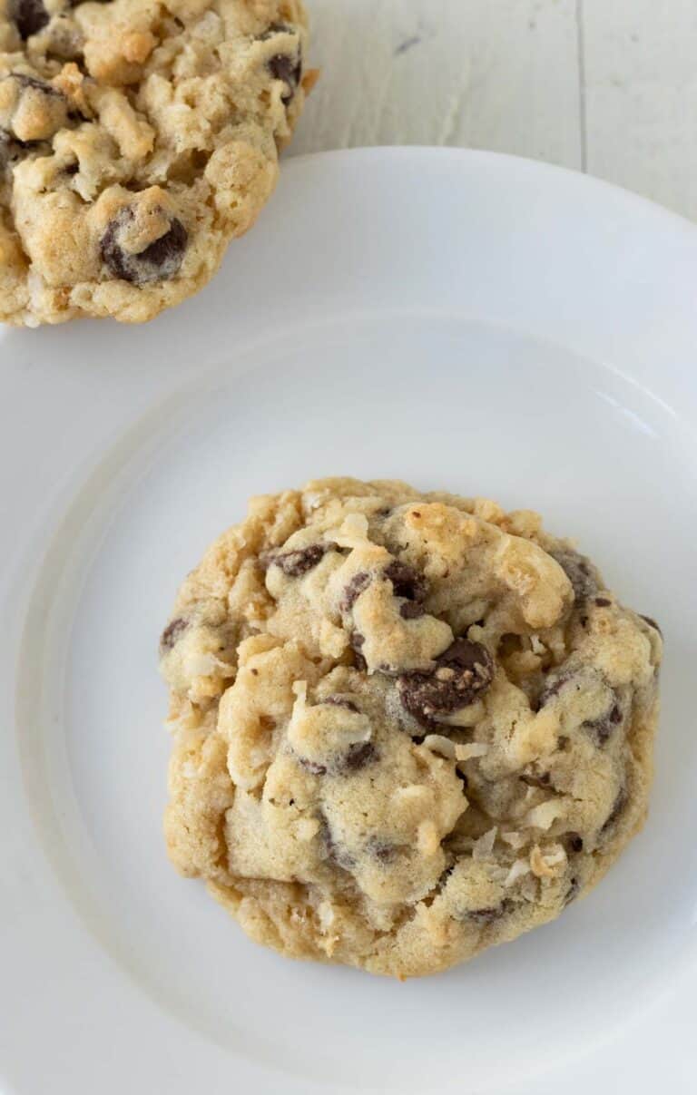 Chocolate chip rice krispie cookies pitchfork foodie farms
