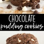 Chocolate pudding cookie images.